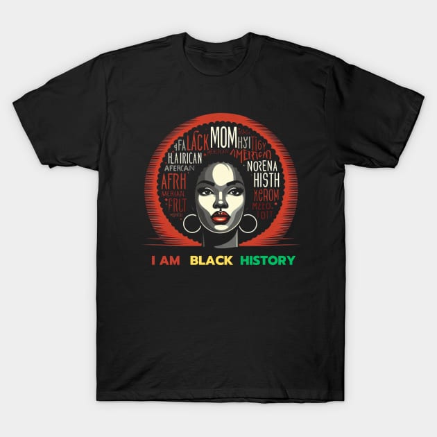 I am black history T-Shirt by madani04